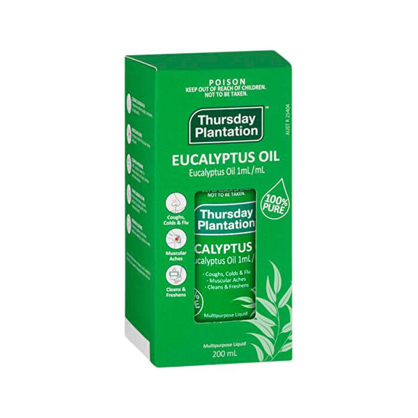 Homart Thursday Plantation T/plant Euc Oil 100% Pure 200ml