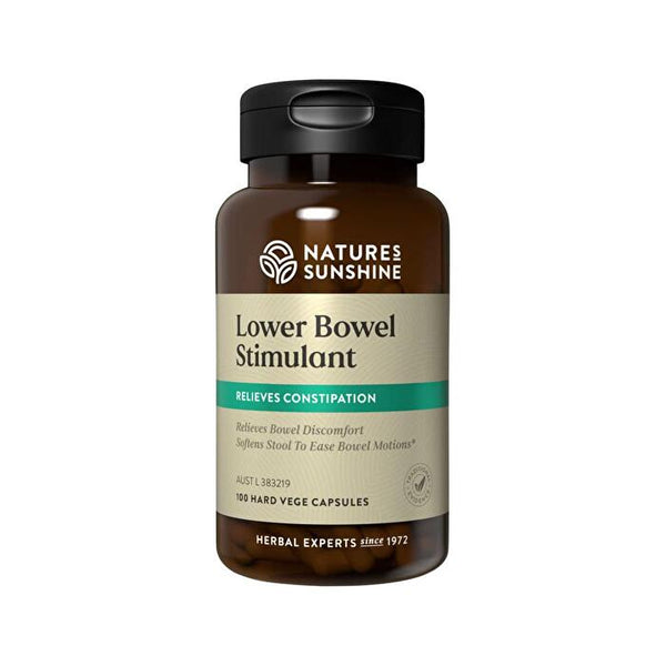 Nature's Sunshine Products Pty Natures Sunshine Lower Bowel Stimulant Cap Bottle