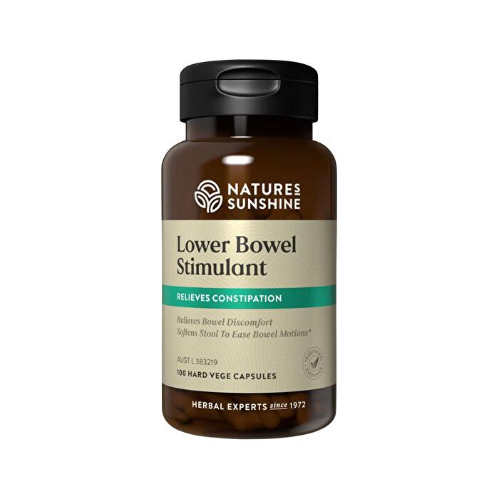 Nature's Sunshine Products Pty Natures Sunshine Lower Bowel Stimulant Cap Bottle