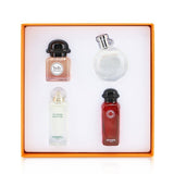 Hermes Miniature Coffret: Twilly D'Hermes, Un Jardin Sur Le Nil, Eau De Rhubarbe Ecarlate, Eau Des Merveilles 4x 7.5ml/0.25oz