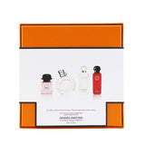 Hermes Miniature Coffret: Twilly D'Hermes, Un Jardin Sur Le Nil, Eau De Rhubarbe Ecarlate, Eau Des Merveilles 4x 7.5ml/0.25oz