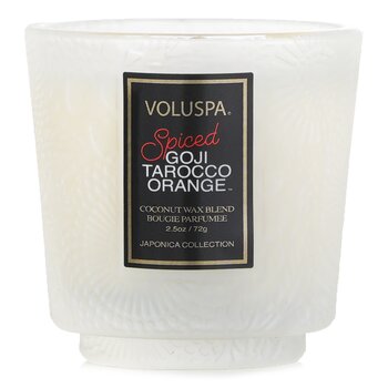 Voluspa Petite Pedestal Candle - Spiced Goji Tarocco Orange  72g/2.5oz