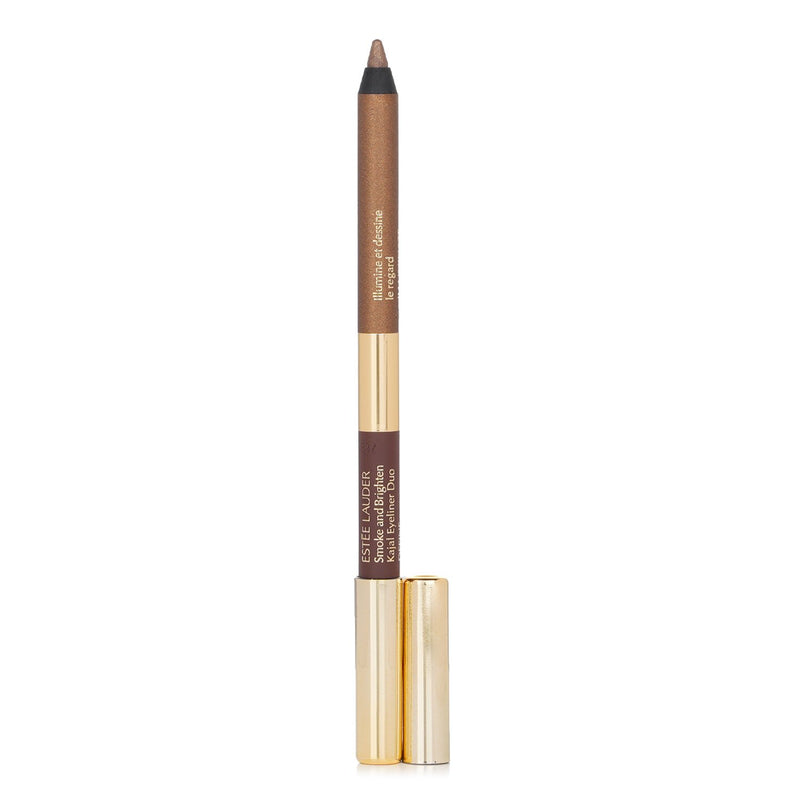 Estee Lauder Smoke And Brighten Kajal Eyeliner Duo - # Noir-Cream  1g