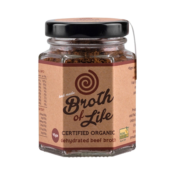 Broth Of Life Org Dehydrated Beef Broth 45g