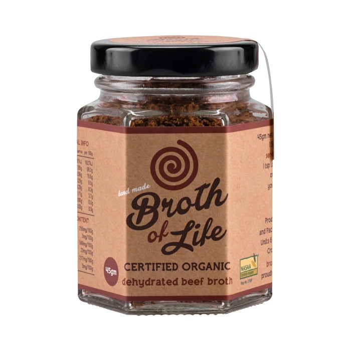 Broth Of Life Org Dehydrated Beef Broth 45g
