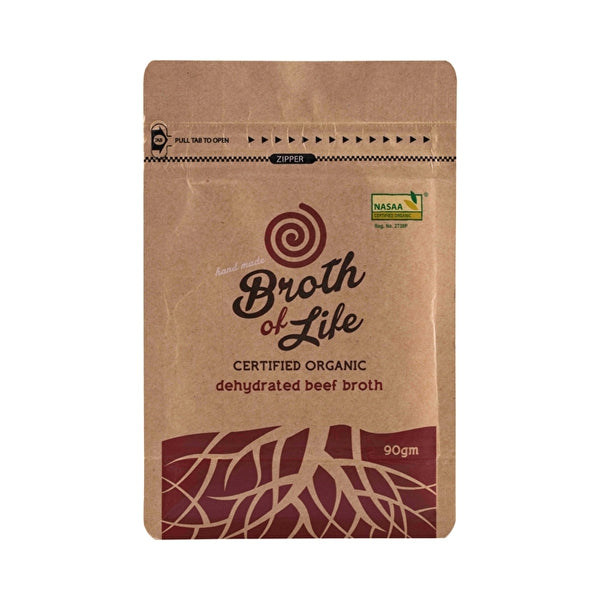 Broth Of Life Org Dehydrated Beef Broth Refill 90g