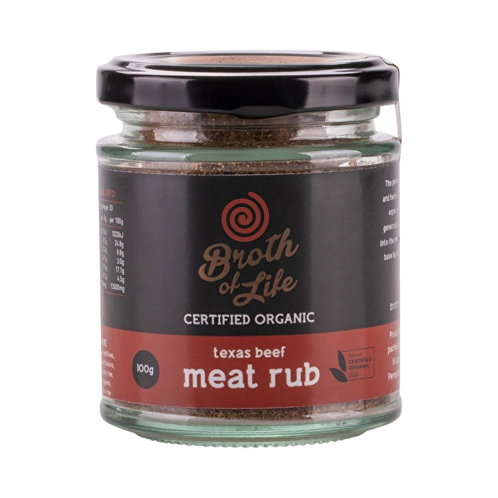 Broth Of Life Org Meat Rub Texas Beef 100g