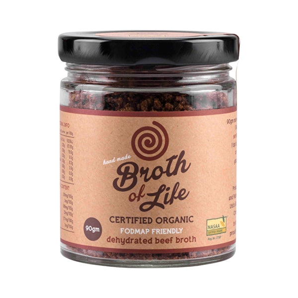 Broth Of Life Org Dehydrated Beef Broth Fodmap Friendly 90g
