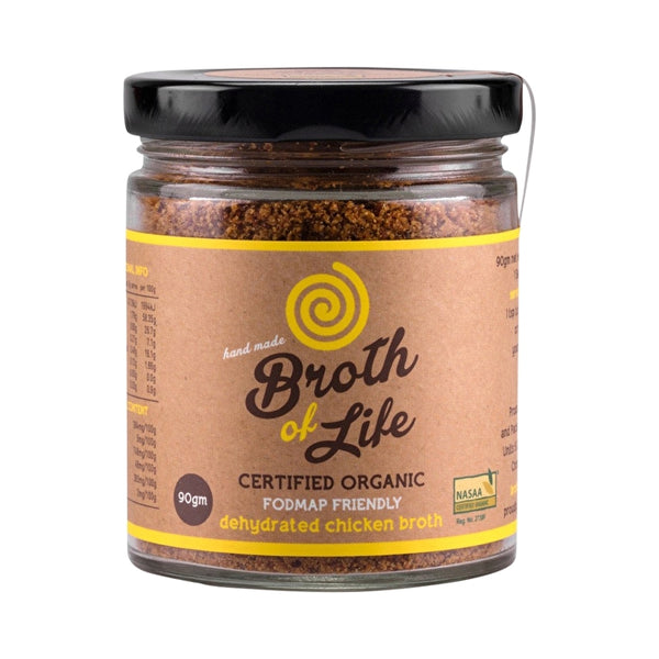 Broth Of Life Org Dehyd Chickn Broth Fodmap Friendly 90g