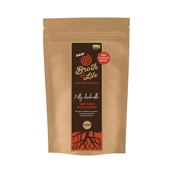 Broth Of Life Org Freeze Dried Beef Bone Broth Powder 100g