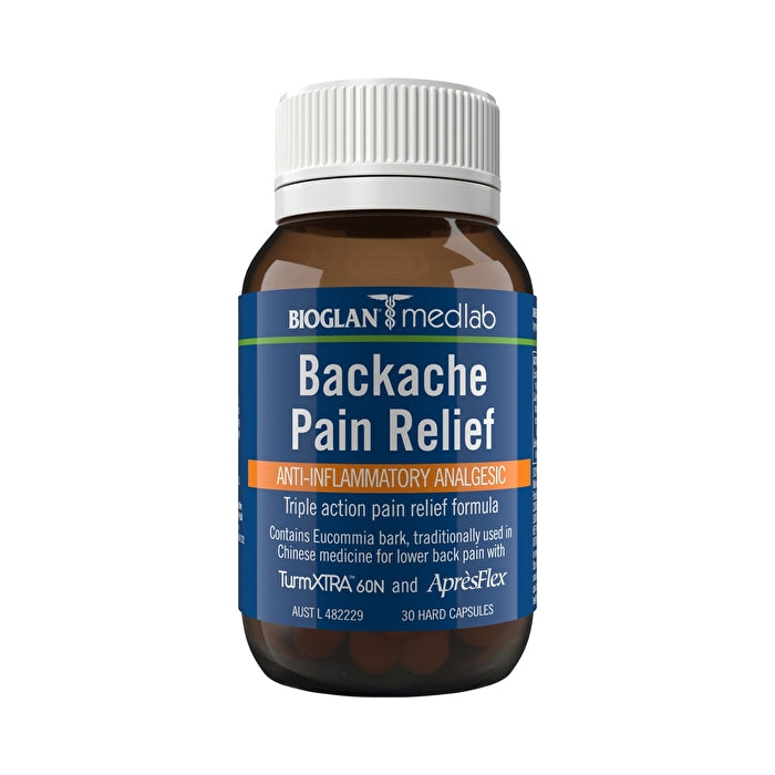 Laboratories Pharmacare Bioglan Medlab Backache Pain Relief 30c