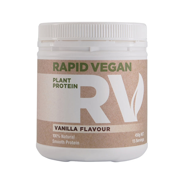 Rapid Supplements Pty Ltd Rapid Vegan Plant Protein Vanilla 450g