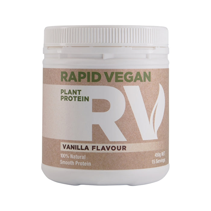 Rapid Supplements Pty Ltd Rapid Vegan Plant Protein Vanilla 450g