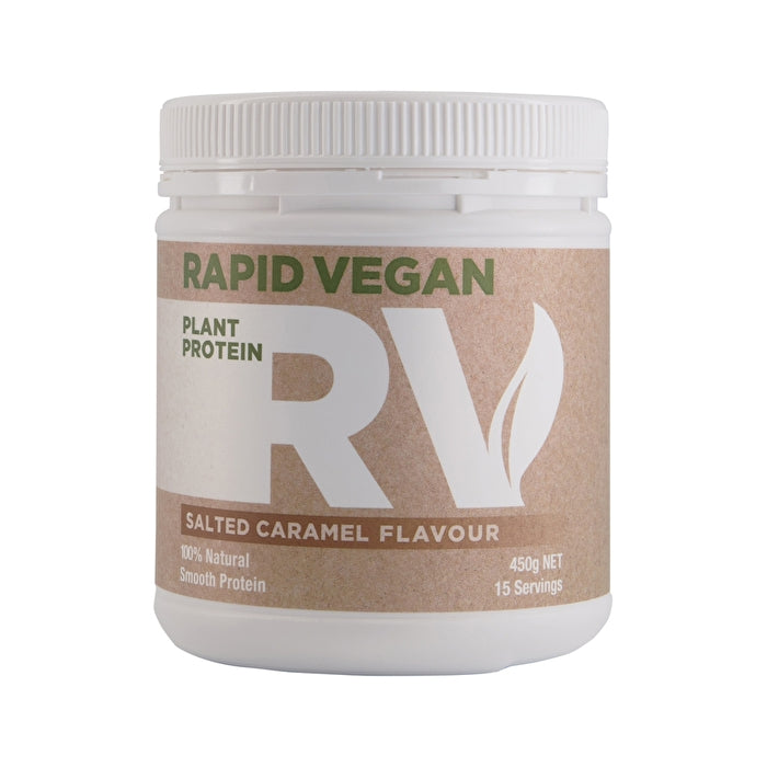 Rapid Supplements Pty Ltd Rapid Vegan Plant Protein Salted Caramel 450g