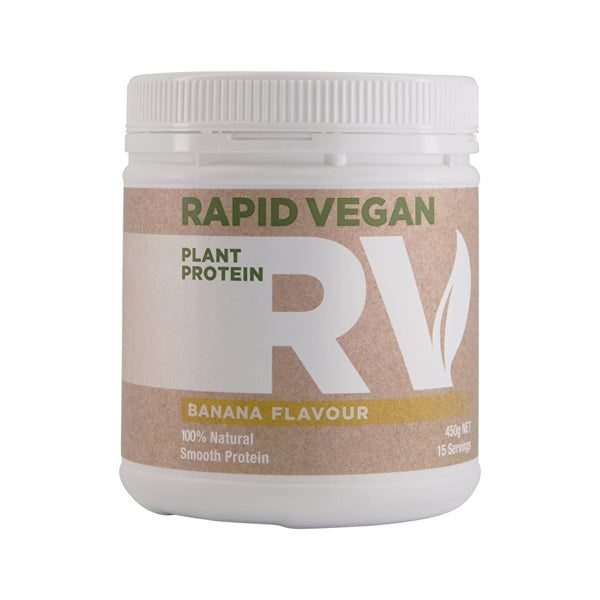 Rapid Supplements Pty Ltd Rapid Vegan Plant Protein Banana 450g