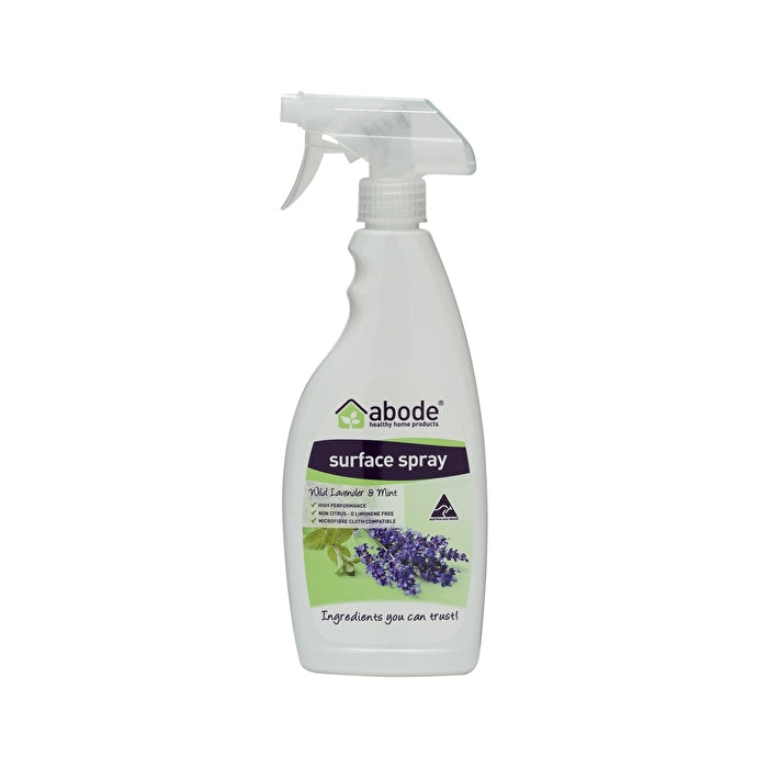 Abode Cleaning (etheco) Abode Surface Spray Wild Lavender And Mint 750ml