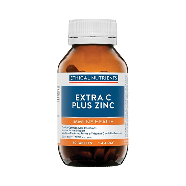 Metagenics Ethical Nutrients Extra C Plus Zinc 60t