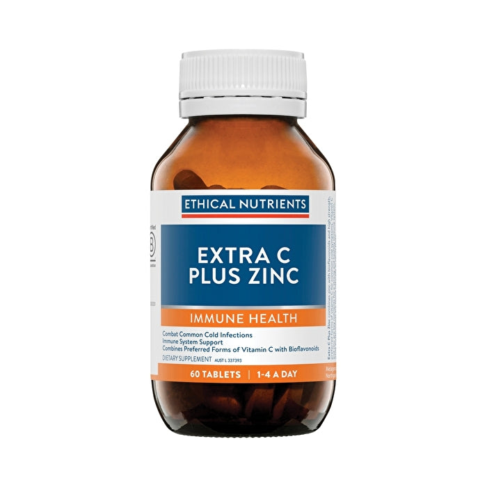 Metagenics Ethical Nutrients Extra C Plus Zinc 60t