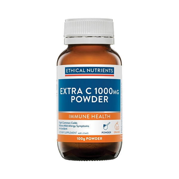 Metagenics Ethical Nutrients Extra C 1000mg Powder Orange 100g