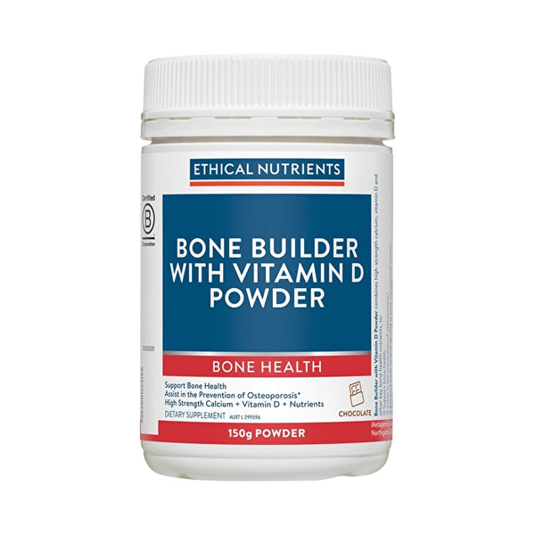 Metagenics Ethical Nutrients Bone Builder Vitamin D Powder Choc 150g