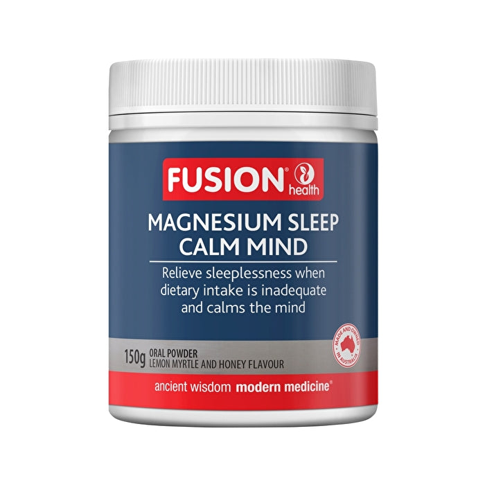 Fusion Health Magnesium Sleep Calm Mind Lemon Myrtle 150g