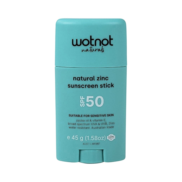 Ecodirect Pty Ltd Wotnot Sunscreen Stick Natural Zinc Spf50 45g