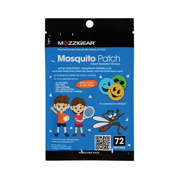 Sun Kissed Rebellion Brands Pt Mozzigear Mosquito Patch Kids X 72 Pack