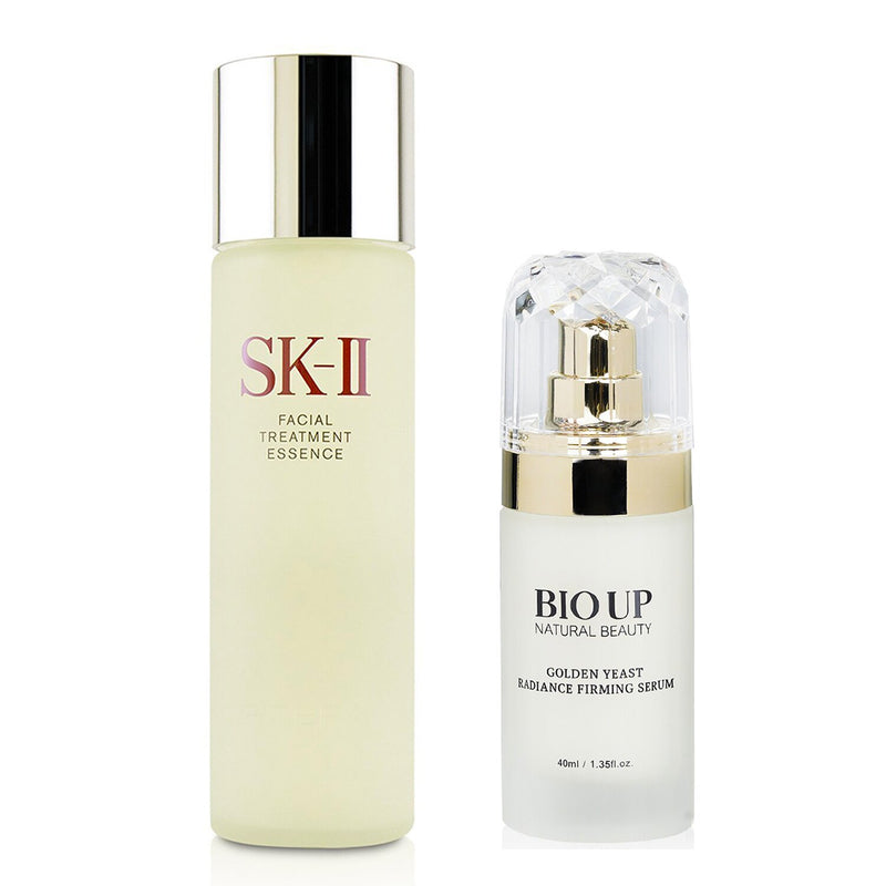 Natural Beauty SK II Facial Treatment Essence 230ml + Natural Beauty Yeast Radiance Firming Serum 40ml  2pcs