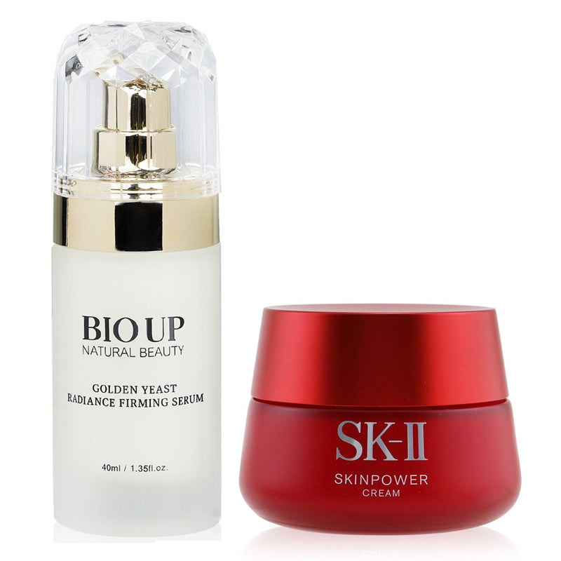 Natural Beauty SK II Skinpower Cream 80g + Natural Beauty Yeast Radiance Firming Serum 40ml  2pcs