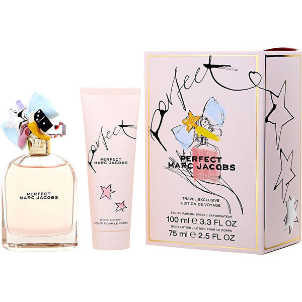 Marc Jacobs Perfect Eau De Parfum Spray 100ml/3.4oz & Body Lotion 75ml/2.5oz