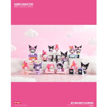 Popmart Sanrio characters Sweet Besties Series (Individual Blind Boxes)  7x11x7cm