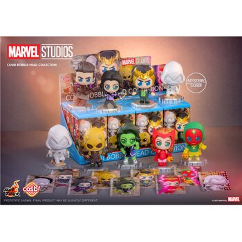 Hot Toys Marvel Studios - Marvel Disney+ Cosbi Bobble-Head Collection (Series 2) - (Case of 8 Blind Boxes)  25x11x13cm