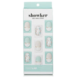 Cololab Showker Gel Nail Strip # CSA311 Violet Flower  1pcs