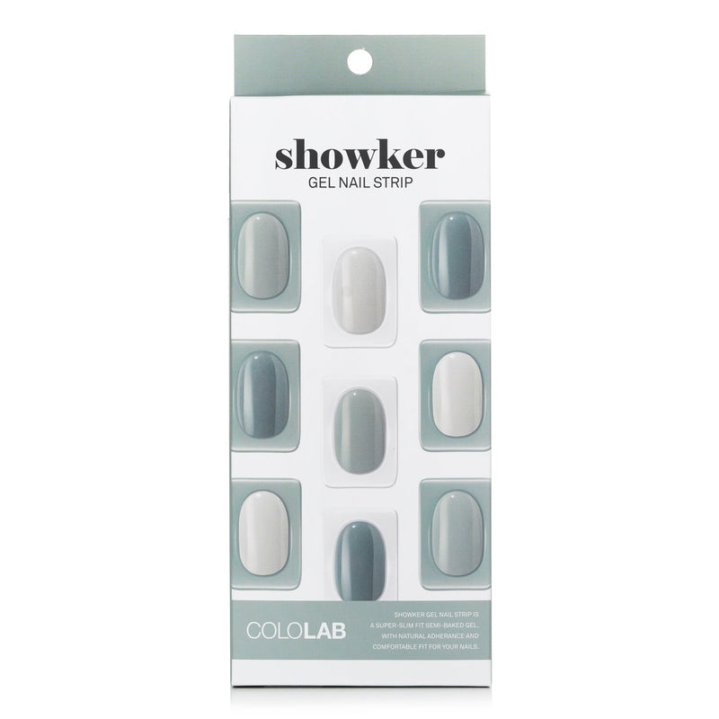 Cololab Showker Gel Nail Strip  # CSA611 Pastel Check  1pcs