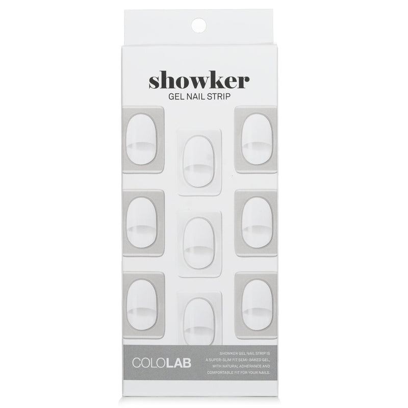 Cololab Showker Gel Nail Strip # CSA201 Gold Line Beige  1pcs