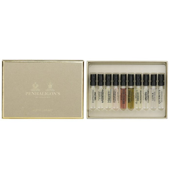 Penhaligon's Scent Library: Luna+Empressa+Endymion+Halfeti+The Favourite+Duchess Rose+Lord George+Blenheim Bouquet+Juniper Sling+Quercus 10x2ml/0.07oz