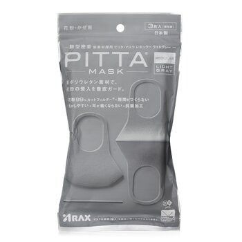 ARAX Arax Pitta Mask Light Gray Regular - 3 Sheets  3pcs/bag