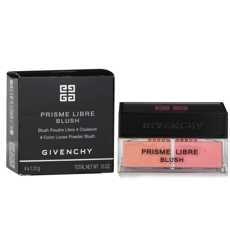 Givenchy Prisme Libre Blush The First 4 Color Loose Powder Blush - # 3 Voile Corail  4x1.12g/0.15oz