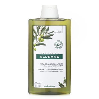 Klorane Shampoo With Organic Olive (Vitality Age Weakened Hair)  400ml/13.5oz
