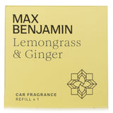 Max Benjamin Car Fragrance Refill - Lemongrass And Ginger  1pcs