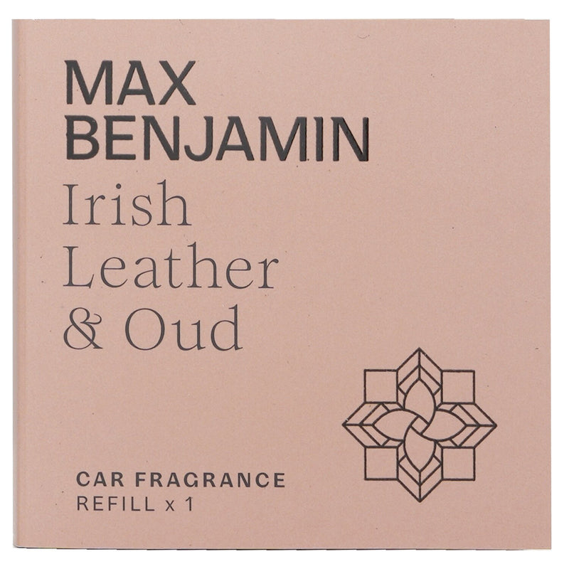 Max Benjamin Car Fragrance Refill - Irish Leather & Oud  1pcs