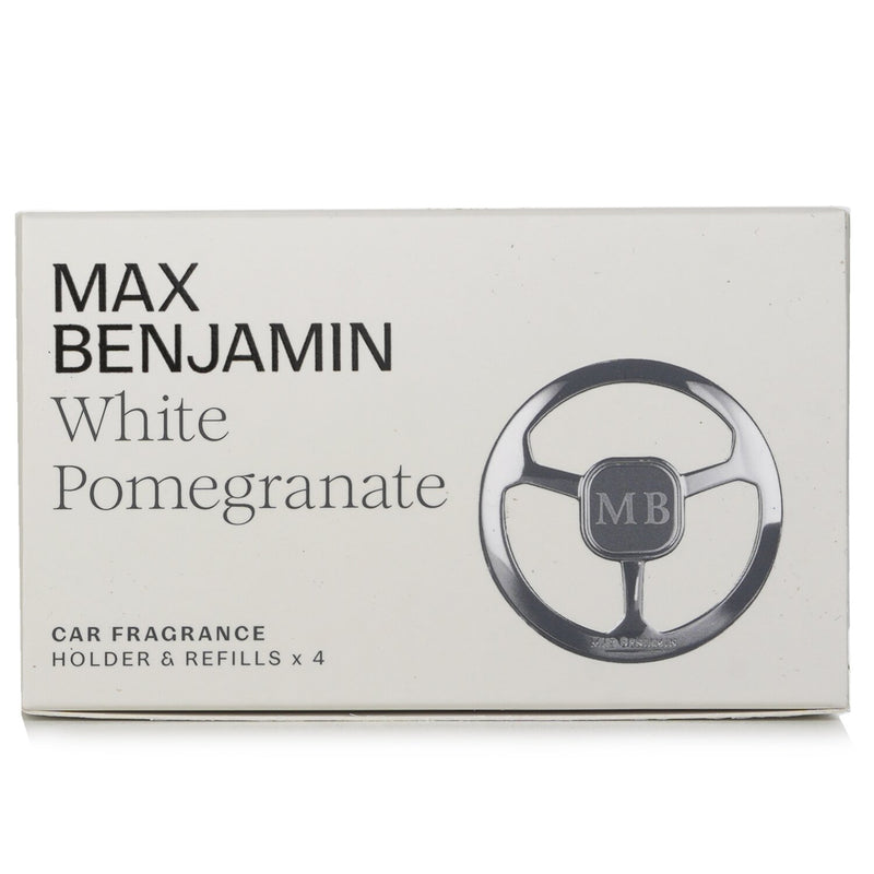 Max Benjamin Car Fragrance Gift Set - White Pomegranate  4pcs/set