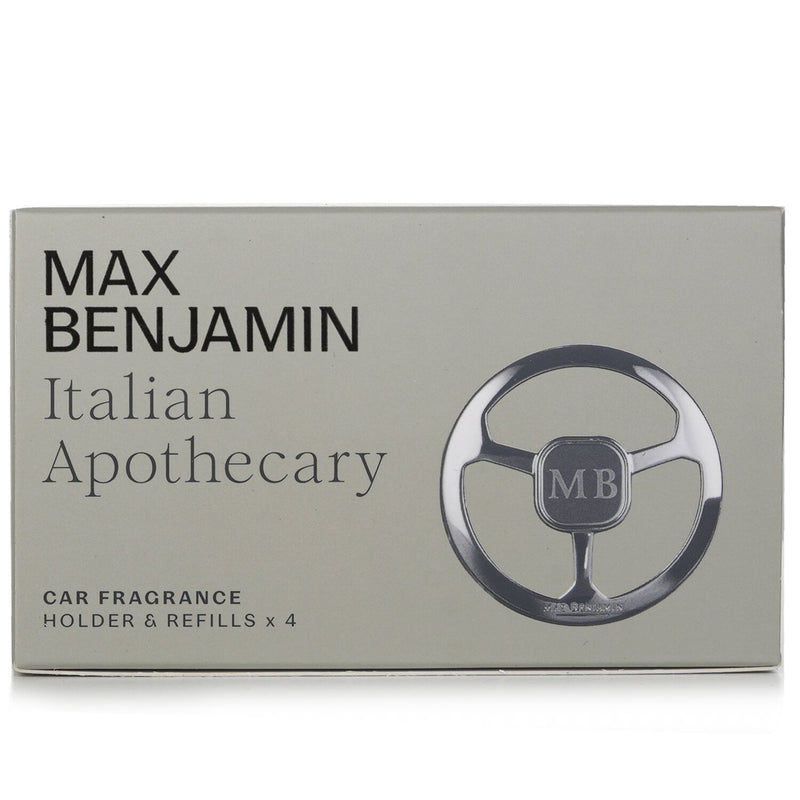 Max Benjamin Car Fragrance Gift Set - Italian Apothecary  4pcs/set