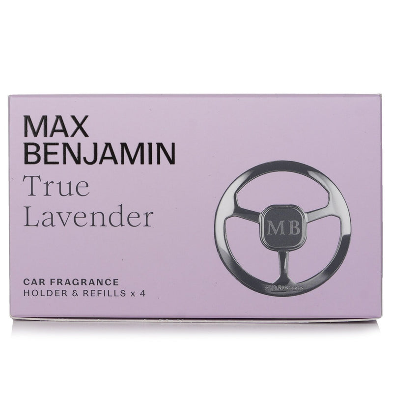 Max Benjamin Car Fragrance Gift Set - True Lavender  4pcs/set
