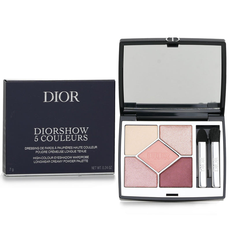 Christian Dior Diorshow 5 Couleurs Longwear Creamy Powder Eyeshadow Palette - # 743 Rose Tulle  7g/0.24oz