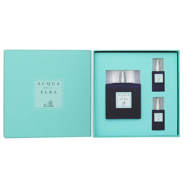 Acqua Dell'Elba Eau De Parfum Blu Fragrance For Men Coffret:  3pcs