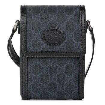 Gucci GG Supreme Mini Shoulder Bag 699402  Black