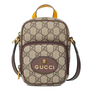 Gucci Neo Vintage GG Supreme Shoulder Bag 658556  Brown