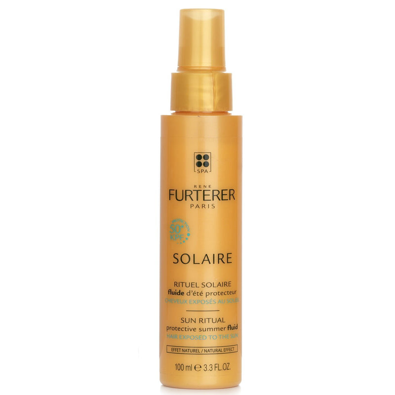 Rene Furterer Solaire Sun Ritual Protective Summer Fluid (Hair Exposed To The Sun, Natural Effect) (Damage)  100ml/3.3oz