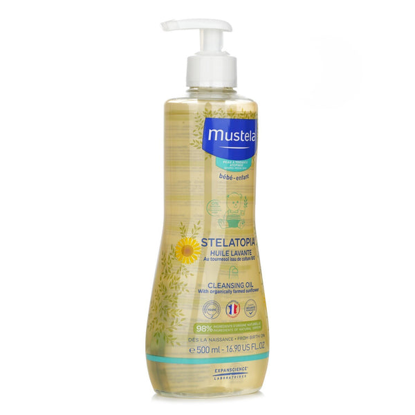 Mustela Stelatopia Cleansing Oil (Box Slightly Damaged)  500ml/16.9oz